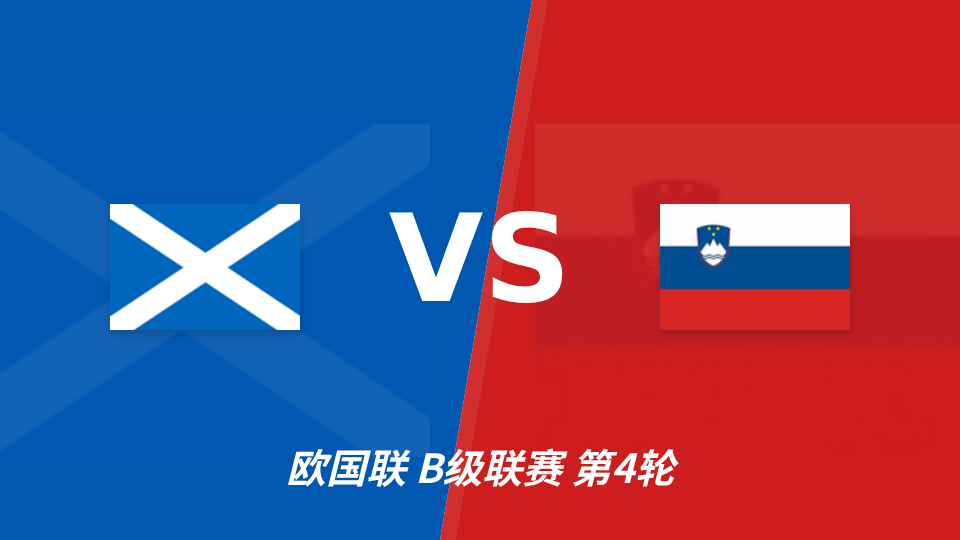 欧国联苏格兰主场迎战斯洛文尼亚，半全场胜胜或成首选