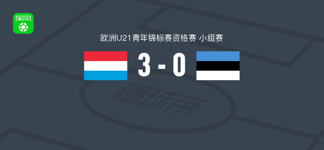 卢森堡U21 3-0大胜爱沙尼亚U21，恩格拉罗建功，埃利奥特-特伦破门