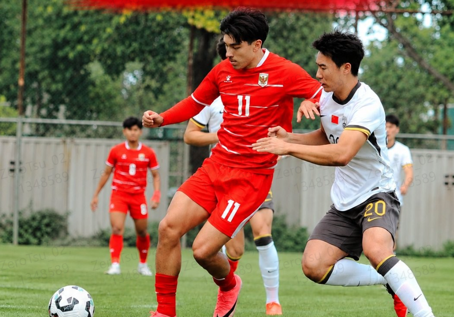 中国U20国足热身赛双杀印尼U20，两战战绩2-1和1-0