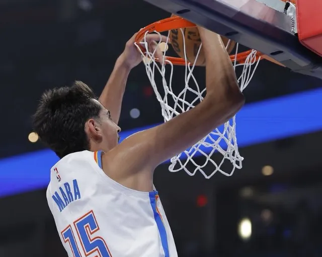 NBA季前赛阿代-马拉两场15中15砍下34分15板5助4盖