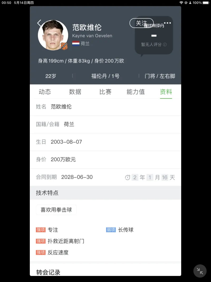 罗梅罗身价涨至500万欧，戈多伊克鲁斯青训出身效力西甲