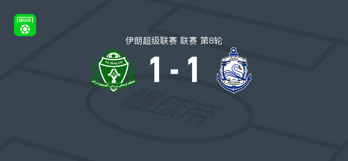阿拉克铝业1-1马拉云，沙赫里亚里先拔头筹，古达尔齐扳平比分