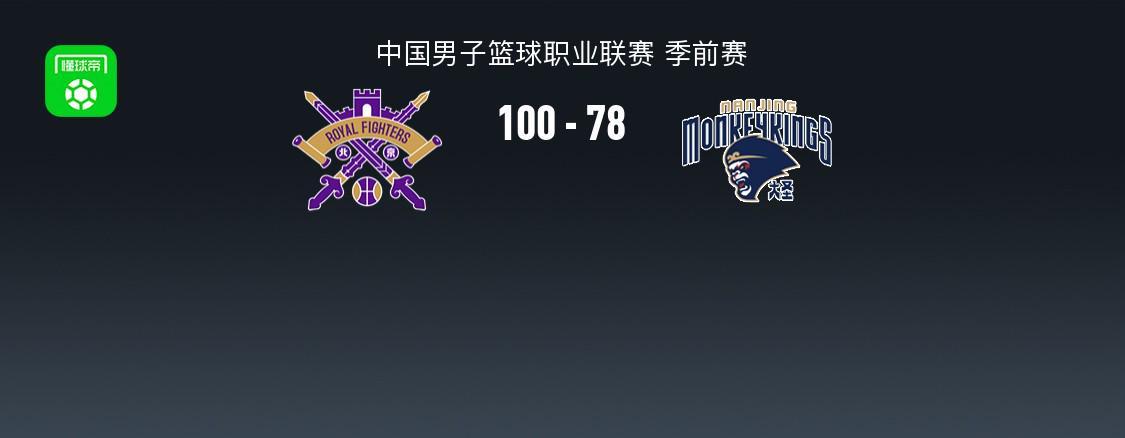 CBA季前赛：北京控股100-78大胜同曦，郭昊文砍下22分