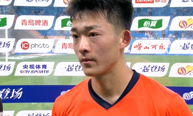 青岛海牛20岁小将宫睿聪：球队提前3轮降级，最后3场将全力以赴
