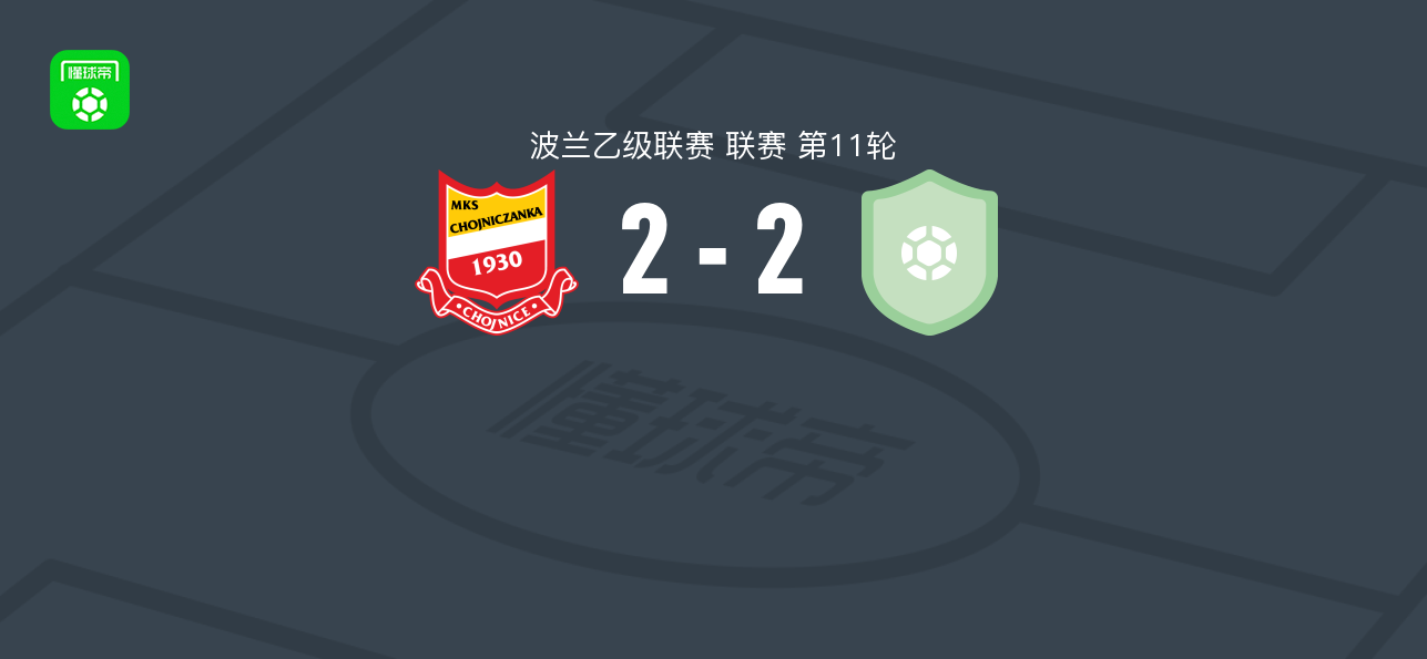 霍吉尼赞卡2-2新塔尔格，mikolaj lipien先拔头筹，索布查克救主