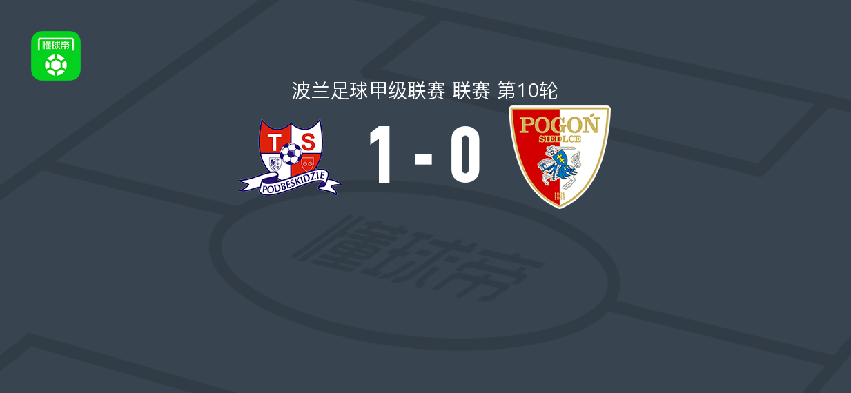 波德比斯基1-0西德尔策，Lucjan Klisiewicz破门