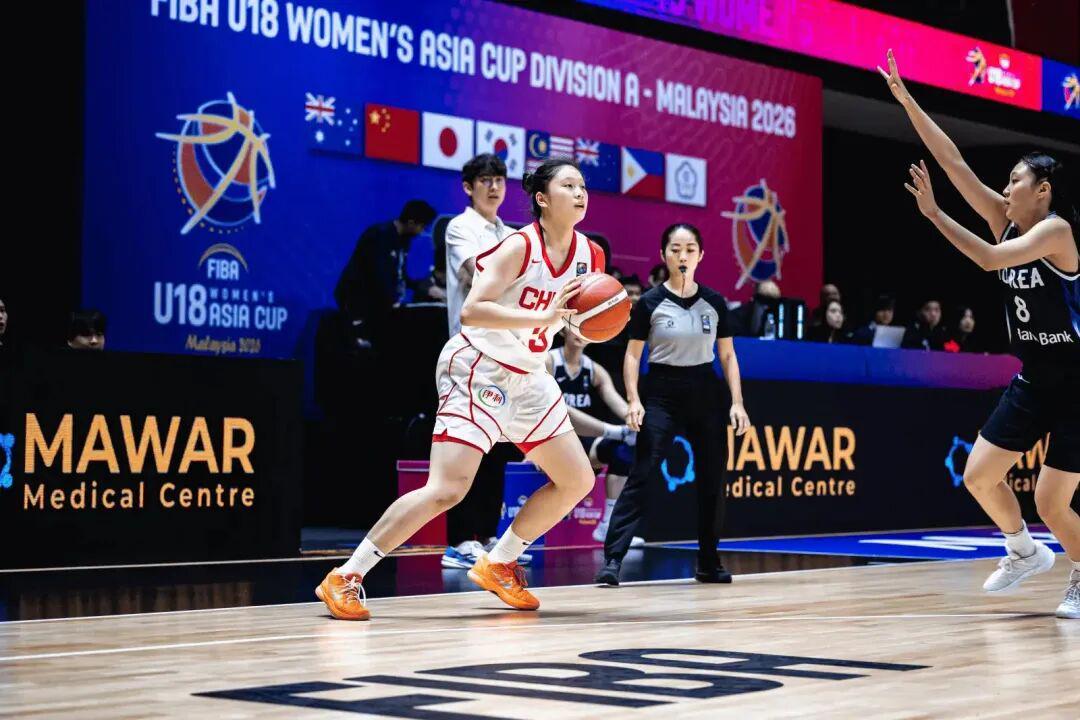 中国女篮106-69大胜韩国获季军 李沅珊35+10砍下数据栏