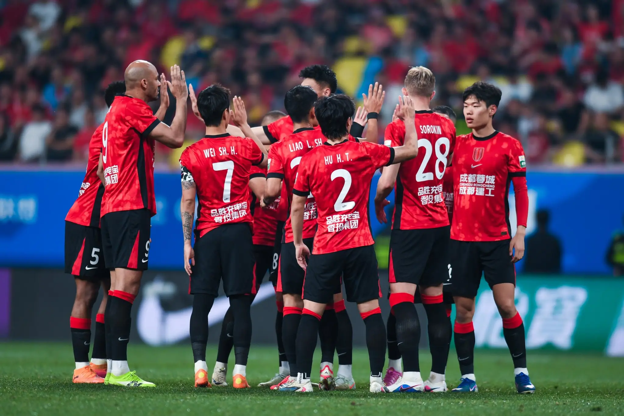成都蓉城0-1天津津门虎 中超争冠悬念延续至下轮