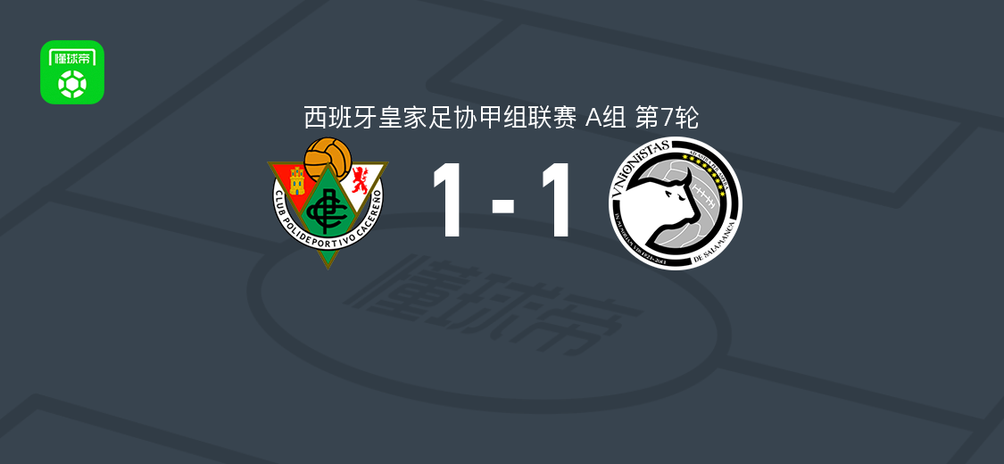 卡塞雷尼奥体育中心1-1萨拉曼卡联盟者，乌萨马-希特首开记录，阿尔瑙-卡萨斯救主