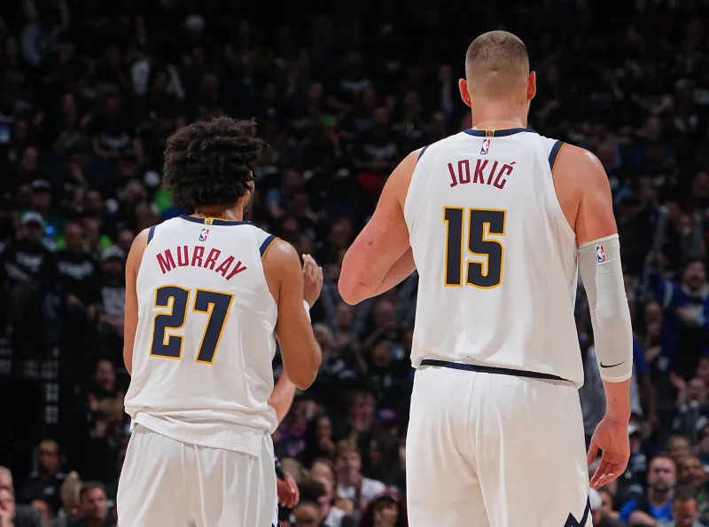 25-26赛季NBA双人组进攻效率：约基奇+默里127.8第一