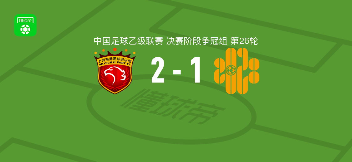 上海海港B队2-1逆转深圳二零二八，张慧宇、温钧翔破门