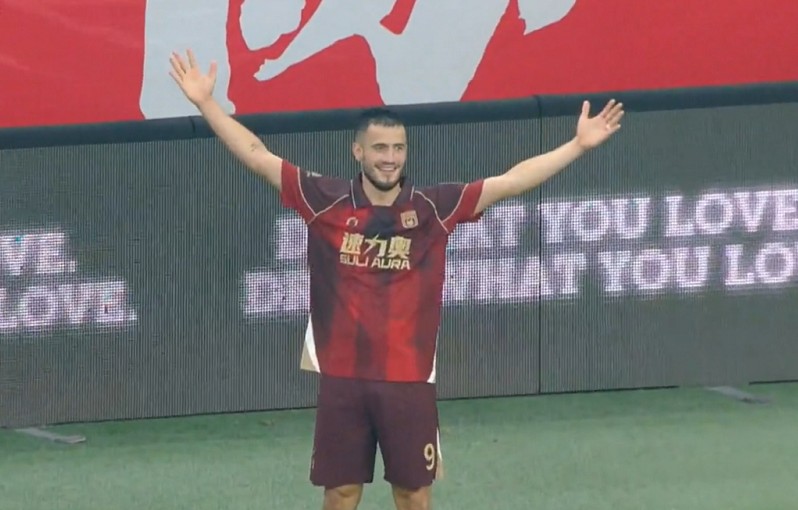 戴帽+大四喜！陕西联合前锋塞尔马尼2场7球，平前22场进球数