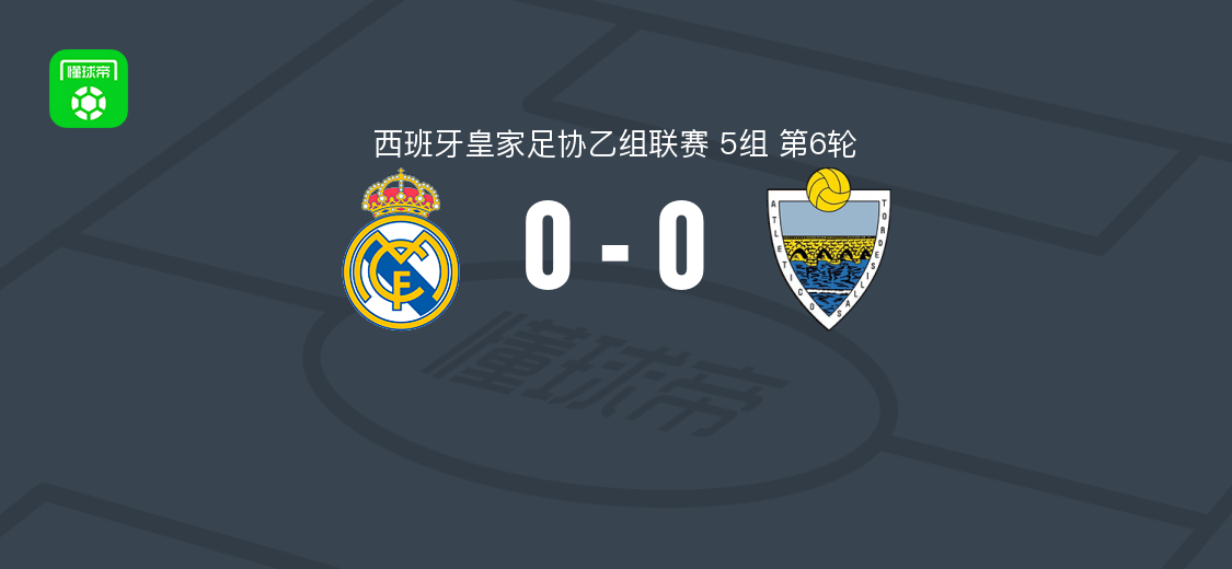 皇家马德里C队0-0托德西拉斯竞技 西协乙第6轮双方鏖战90分钟未分胜负