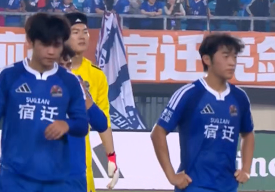 盐城队1-1宿迁队总分3-1晋级，张文破门，叶勒阿热斯建功