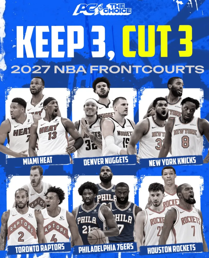 美媒PlayerChoice晒图：选出你心目中新赛季最出色的前场三人组
