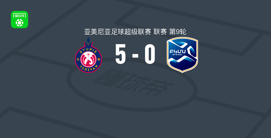 埃里温凤凰5-0大胜BKMA埃里温，塔拉赫强伊斯拉莫维奇破门