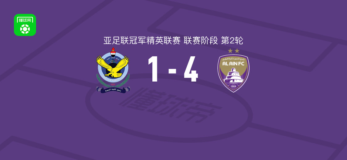 艾因4-1大胜巴格达空军，乌桑-拉希米两球卡库破门