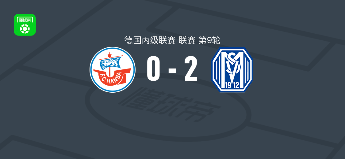 梅彭体育2-0罗斯托克，兰基奇破门图格洛锦上添花