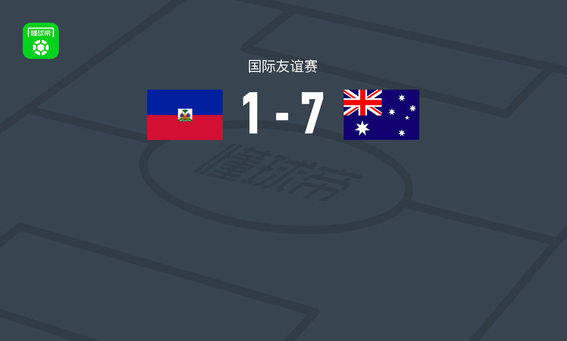澳大利亚女足7-1海地女足，莱蒂西娅-麦克纳梅双响
