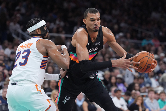 马刺123-103大胜太阳文班亚马19分4帽卡斯尔15罚14中
