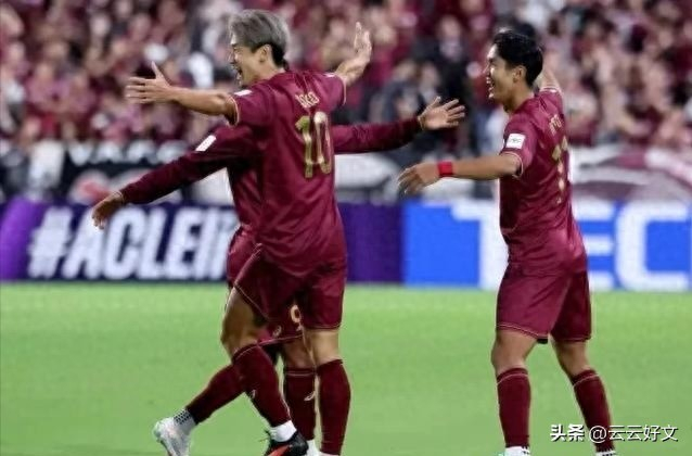 神户胜利船2-0全北现代，柏太阳神5-1泰港，亚冠积分榜变天