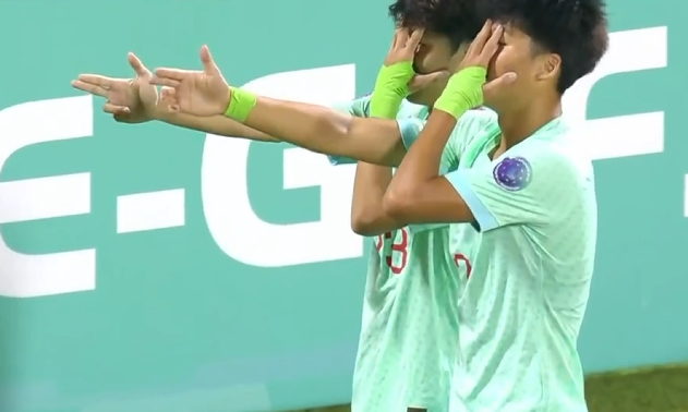 U16国足海湾杯首战告捷！袁博涵4分钟破门，刘凯源献助攻