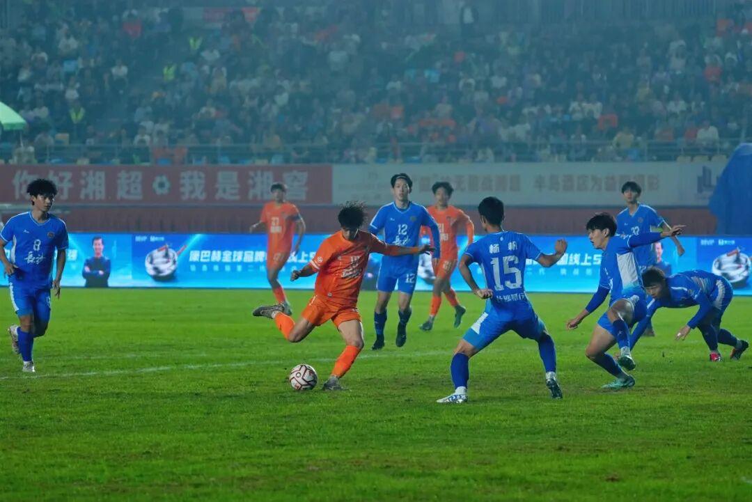 湘超常规赛第十一轮 益阳队主场0:1不敌长沙队