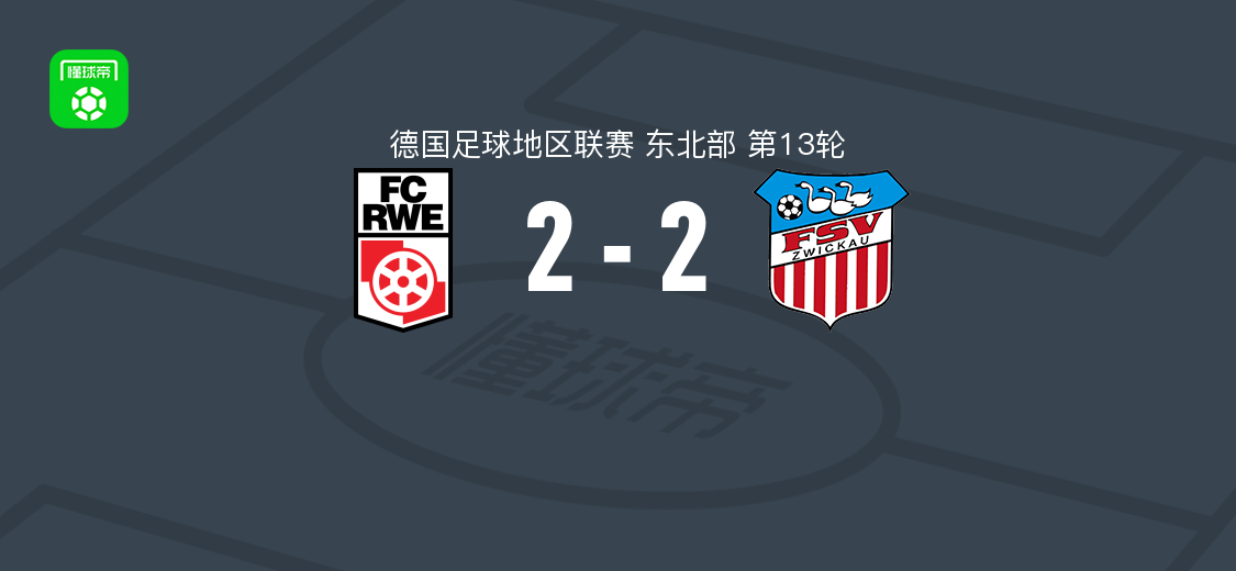红白埃尔福特2-2茨维考 哈兰特首开纪录施瓦茨补时扳平