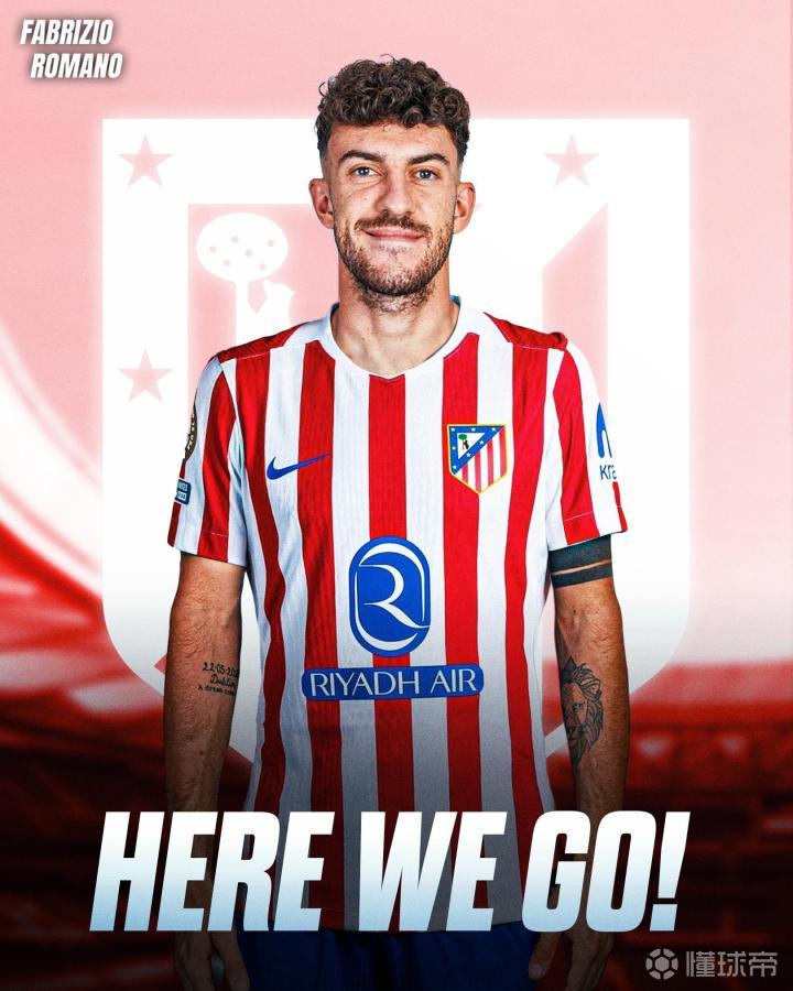 HWG！罗马诺：亚特兰大边翼卫卢杰里将总计2000万欧加盟马竞