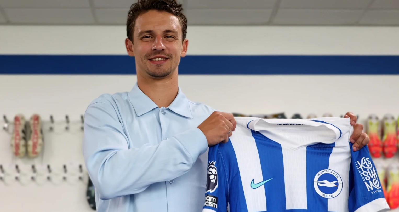 官方：布莱顿免签原兹因霍温后卫博斯卡利，双方面签署5年