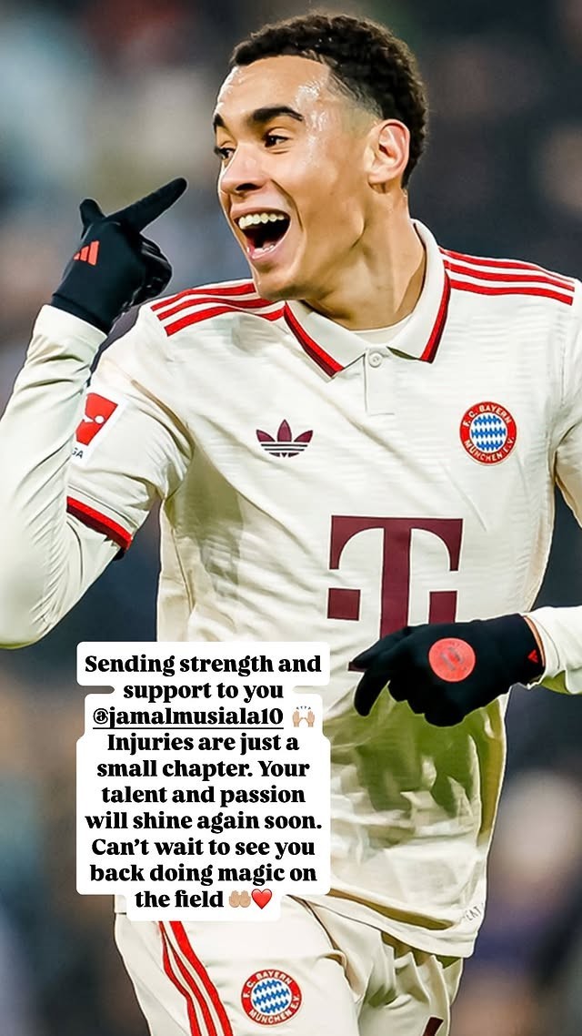 里贝里祝福穆西亚：你的天赋与热情很快将再次闪耀