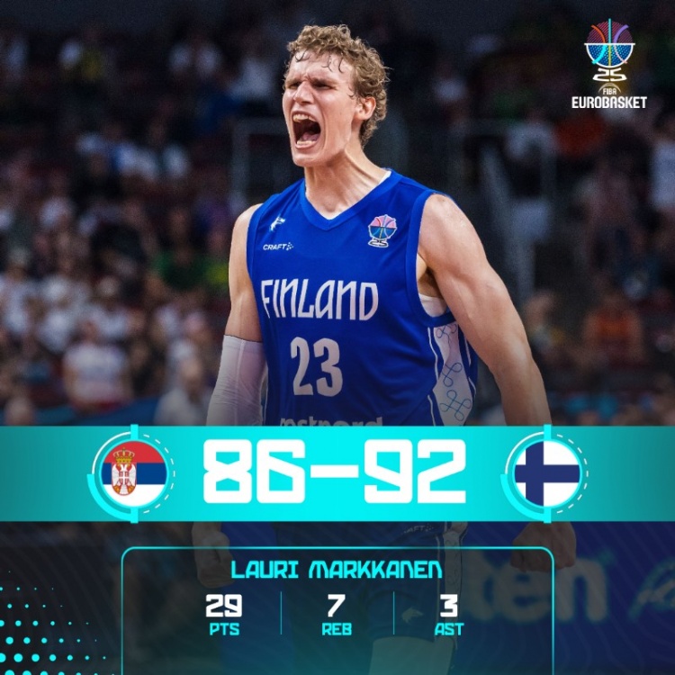 2025年9月8日 塞尔维亚 vs 芬蘭