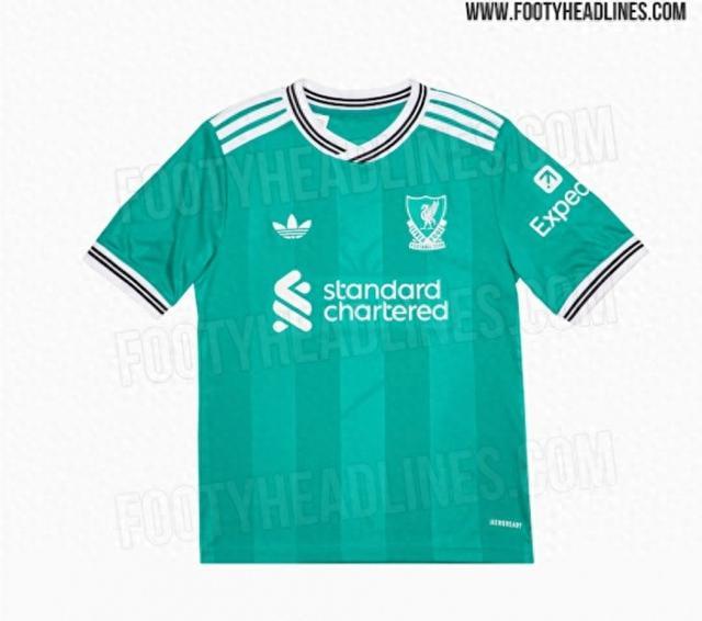 利物浦25/26赛季第三球衣曝光，设计能撑起这身英超豪门的气场吗