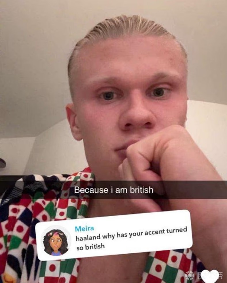 哈兰德口音变英伦真相曝光，球迷被一语惊醒