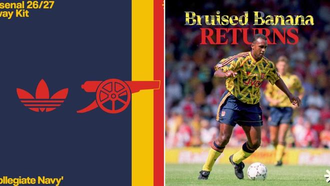 阿森纳“青皮香蕉”翻新版曝光，真有勇气还是只会复刻情怀