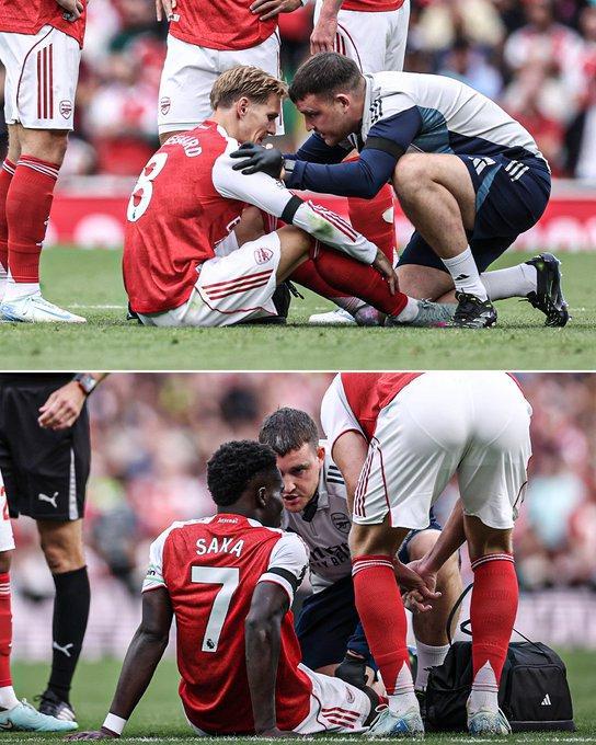 阿森纳两连胜代价太大，厄德高萨卡相继伤退，哈弗茨膝伤敲响争冠警钟