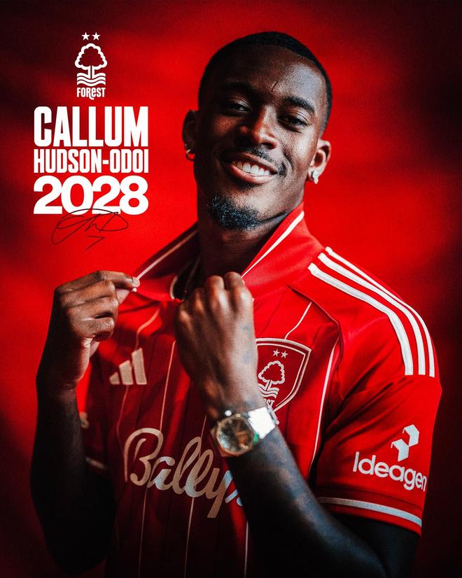 赫德森-奥多伊续约诺丁汉森林，英超生涯未见爆发却被高估上天