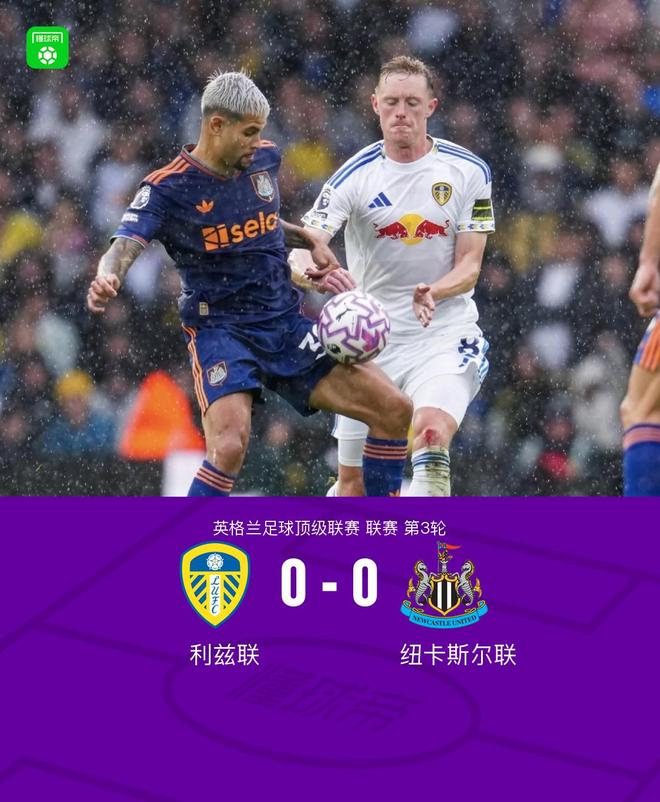 英超利兹联零比零闷战纽卡斯尔，精彩欠奉还得靠想象力