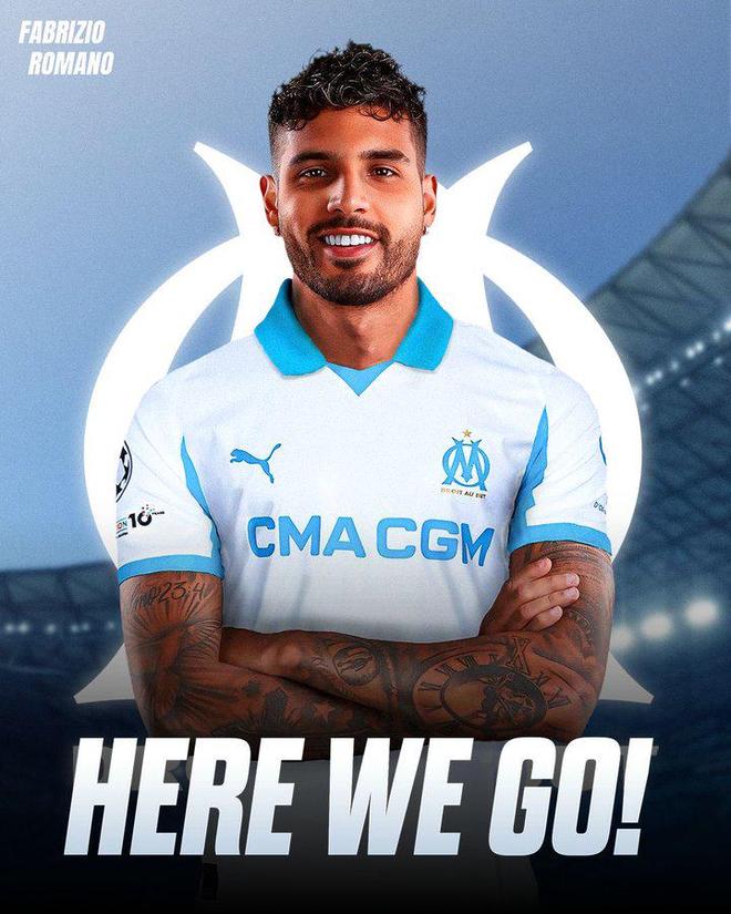 西汉姆后卫埃莫森低价加盟马赛，100万欧转会费引发质疑