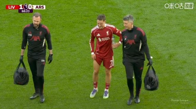 利物浦VS阿森纳：维尔茨伤退，远藤航替补登场引发关注