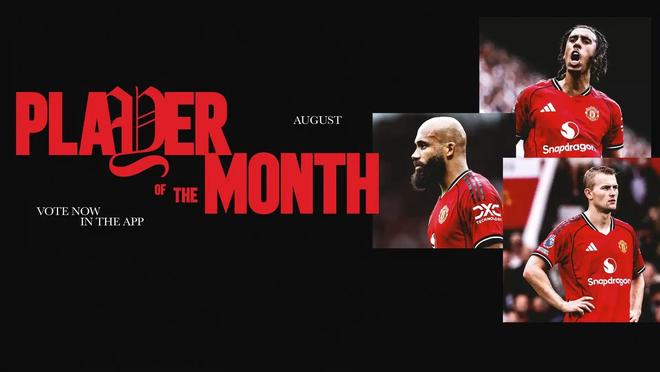 姆伯莫竟然拿下曼联8月最佳球员，真是让人大跌眼镜