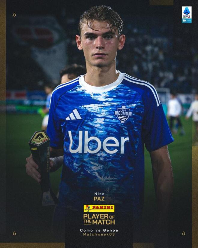 意甲第3轮科莫与热那亚战平，尼科-帕斯展现个人自信但球队进步有限