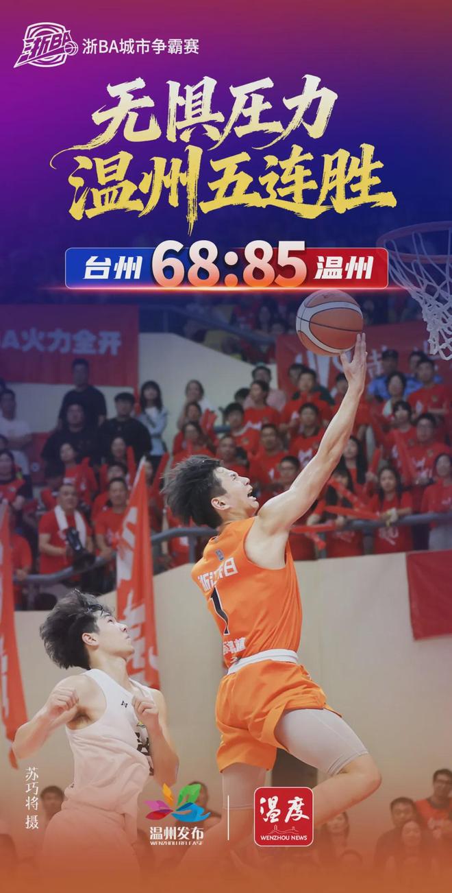 浙BA城市争霸赛温州队大胜台州队，谁能真正代表浙江篮球？