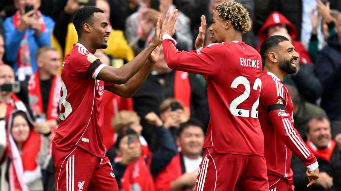 利物浦默西赛德郡德比险胜埃弗顿，保持英超完美开局