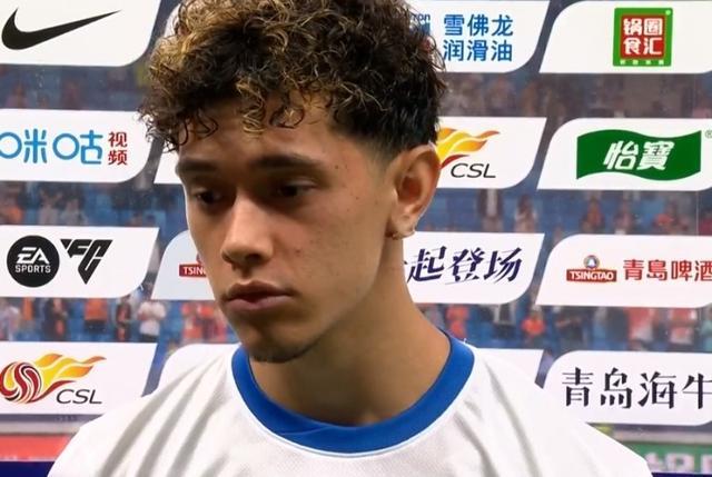 中超山东泰山2-2闷平青岛海牛，李小恒赛后悉数自责不怨人