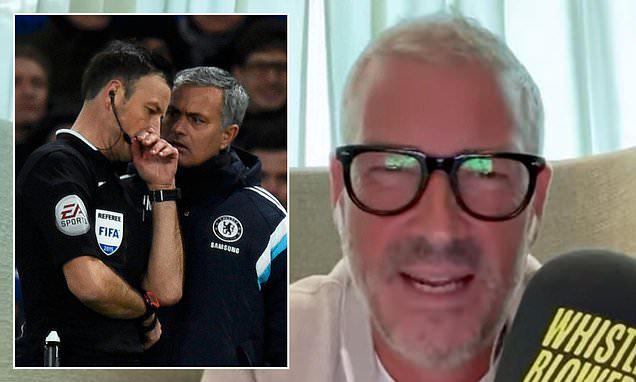 穆里尼奥和裁判克拉滕伯格的那场“靴子风波”背后真相曝光